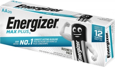 Batéria, AA tužková, 20 ks, ENERGIZER "Max Plus"