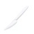 Nôž, plastový, opakovane použiteľný, 18 cm, 50 ks, "Premium", biely