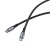 USB kábel, USB-C – USB-C, 1,2 m, 60 W, VERBATIM, čierny