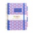 Špirálový zošit, B5, linajkový, 100 listov, PUKKA PAD "Floral Project Book", mix
