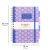 Špirálový zošit, B5, linajkový, 100 listov, PUKKA PAD "Floral Project Book", mix