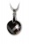 Retiazka, okrúhly tvar, s príveskom Black Diamond SWAROVSKI®, 18mm ART CRYSTELLA®