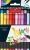 Fixky štetcové, FABER-CASTELL "Black Edition", 20 rôznych farieb