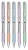 Guľôčkové pero, 0,24 mm, teleskopické, levanduľové telo, ZEBRA "SL-F1", modré